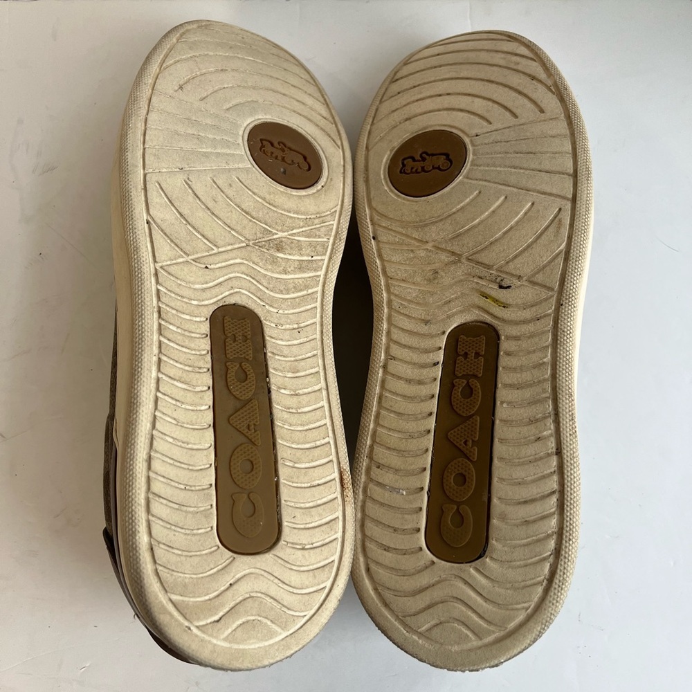 Coach Men's Signature Monogram Sneakers Size 10.5D - Picture 7 of 10